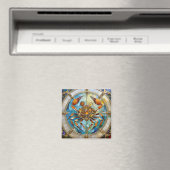 〔占星術の〕十二宮図 – カニがん マグネット (インサイチュ (食洗機))