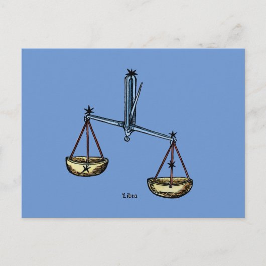 〔占星術の〕十二宮図：カラーのライブラリ ポストカード (正面)