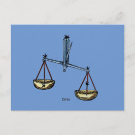 〔占星術の〕十二宮図：カラーのライブラリ ポストカード