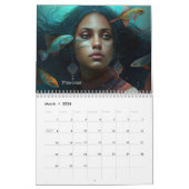 〔占星術の〕十二宮図 カレンダー (3月 2026)