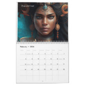 〔占星術の〕十二宮図 カレンダー (2月 2026)