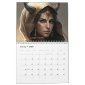 〔占星術の〕十二宮図 カレンダー (1月 2026)