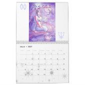 (占星術の)十二宮図 カレンダー (3月 2027)