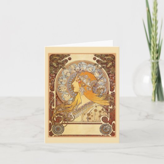 〔占星術の〕十二宮図 カード (正面)