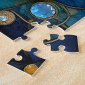 〔占星術の〕十二宮図 – ジェミニザツインズ ジグソーパズル (側面)