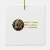 〔占星術の〕十二宮図 – ジェミニザツインズ セラミックオーナメント (裏面)