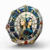 〔占星術の〕十二宮図 – ジェミニザツインズ フォトブロック (左)