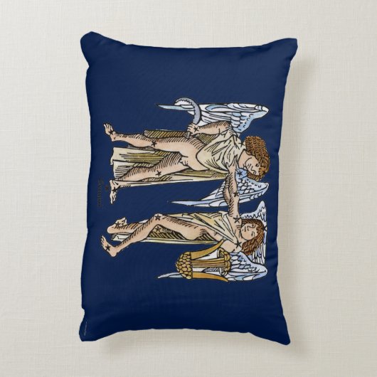 (占星術の)十二宮図: ジェミニ1482年 アクセントクッション (裏面(縦))