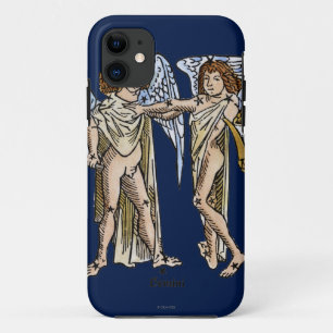 (占星術の)十二宮図: ジェミニ1482年 iPhone 11 ケース