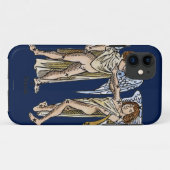 (占星術の)十二宮図: ジェミニ1482年 Case-Mate iPhoneケース (裏面(横))