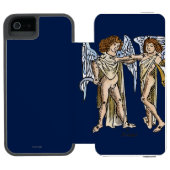 (占星術の)十二宮図: ジェミニ1482年 INCIPIO iPhoneウォレットケース (フォリオ Open)