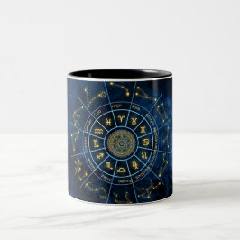 〔占星術の〕十二宮図 ツートーンマグカップ