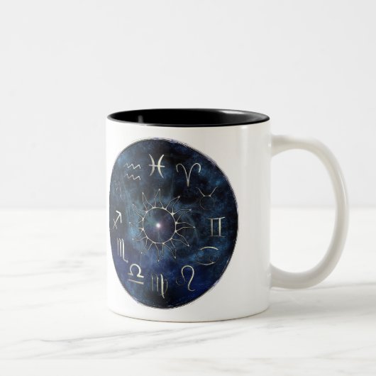 (占星術の)十二宮図 ツートーンマグカップ (右)