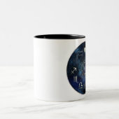 (占星術の)十二宮図 ツートーンマグカップ (中央)