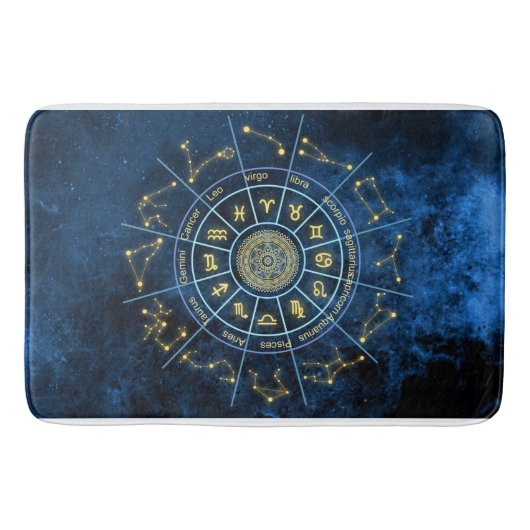 〔占星術の〕十二宮図 バスマット (正面)
