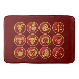 〔占星術の〕十二宮図 バスマット