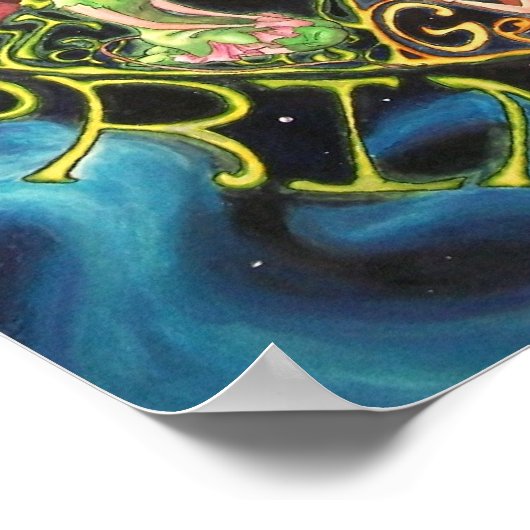 〔占星術の〕十二宮図 ポスター (角)