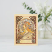 〔占星術の〕十二宮図 ポストカード (スタンド正面)