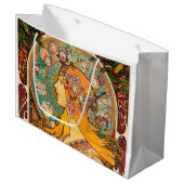 〔占星術の〕十二宮図、ミュシャ ラージペーパーバッグ (正面アングル)