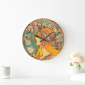 〔占星術の〕十二宮図、ミュシャ ラージ壁時計 (ホーム)