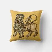 (占星術の)十二宮図: レオ1482年 クッション (裏面)