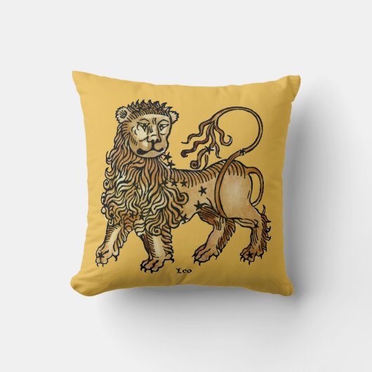 (占星術の)十二宮図: レオ1482年 クッション (正面)