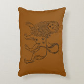 (占星術の)十二宮図: レオ1494年 アクセントクッション (正面(垂直))