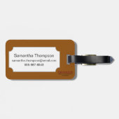 (占星術の)十二宮図: レオ1494年 ラゲッジタグ (裏面横)