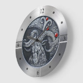 〔占星術の〕十二宮図～天文学～天文学～西洋占星術～ ラージ壁時計 (傾斜)