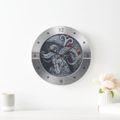 〔占星術の〕十二宮図～天文学～天文学～西洋占星術～ ラージ壁時計 (ホーム)