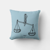 (占星術の)十二宮図: 天秤座1482年 クッション (正面)