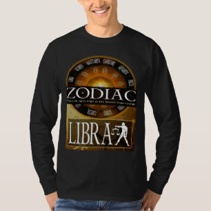 (占星術の)十二宮図-天秤座 Tシャツ