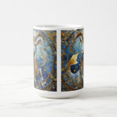 〔占星術の〕十二宮図-山羊座ザシーヤギ コーヒーマグカップ (中央)