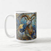 〔占星術の〕十二宮図-山羊座ザシーヤギ コーヒーマグカップ (左)