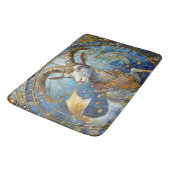 〔占星術の〕十二宮図-山羊座ザシーヤギ バスマット (アングル)