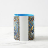 〔占星術の〕十二宮図-山羊座ザシーヤギ マグカップ (中央)