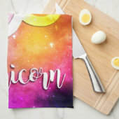 〔占星術の〕十二宮図:山羊座宇宙飴 キッチンタオル (四つ折り)