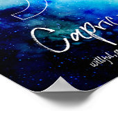 〔占星術の〕十二宮図:山羊座特性 ポスター (角)