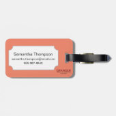 (占星術の)十二宮図: 山羊座1482年 ラゲッジタグ (裏面横)