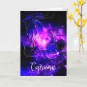 〔占星術の〕十二宮図:山羊座 カード (黄色い花)