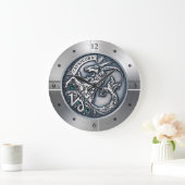 〔占星術の〕十二宮図～山羊座～天測～西洋占星術 ラージ壁時計 (ホーム)