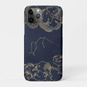 〔占星術の〕十二宮図、星占い、Aquarius Moon Sun Stars電話 Case-Mate iPhoneケース (裏)