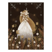 〔占星術の〕十二宮図《星座》乙女座バイアレクサンドラディカイア ポスター (正面)