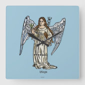 (占星術の)十二宮図: 《星座》乙女座1482年 スクエア壁時計 (正面)