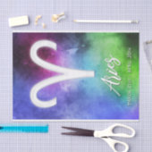 (占星術の)十二宮図: 牡羊座の日付 薄葉紙 (クラフト)