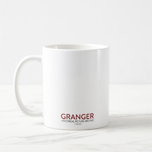 (占星術の)十二宮図: 牡羊座1482年 コーヒーマグカップ (左)