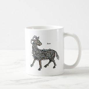 (占星術の)十二宮図: 牡羊座1482年 コーヒーマグカップ