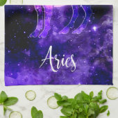 〔占星術の〕十二宮図：牡羊座 キッチンタオル (折り畳み)