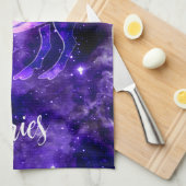 〔占星術の〕十二宮図：牡羊座 キッチンタオル (四つ折り)