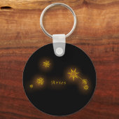 〔占星術の〕十二宮図 – 牡羊座 キーホルダー (正面)